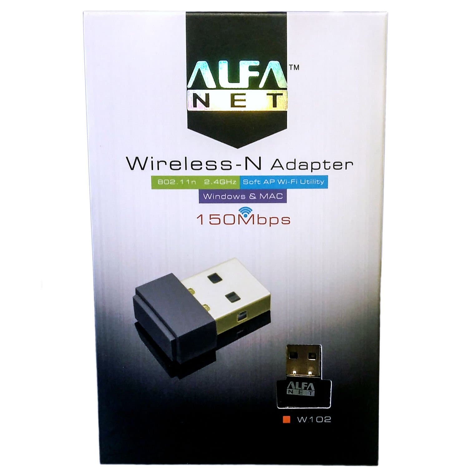 Alfanet W102 USB 150 Mbps Mini Wireless Adaptör