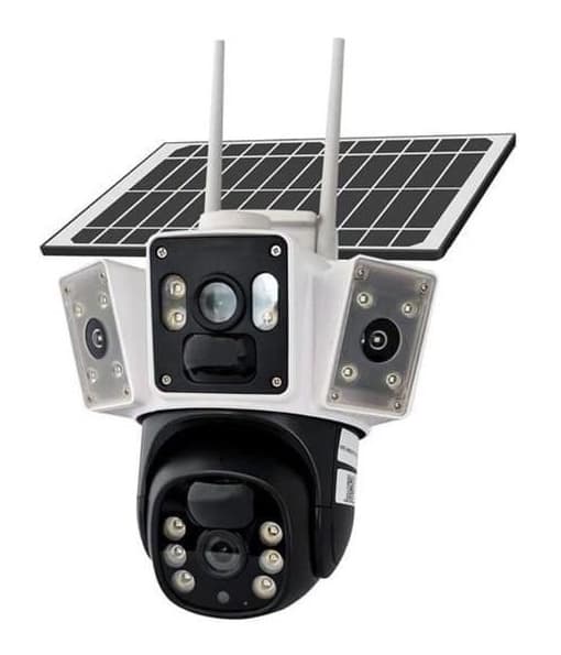 Apronx 6mp Solar 3.6 mm APX-WSP143 4g Çift Kamera 20 LED Wifi Ptz