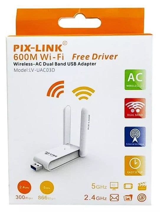 Concord PX-Link W-6 Dual Band Wi-Fi Adaptör