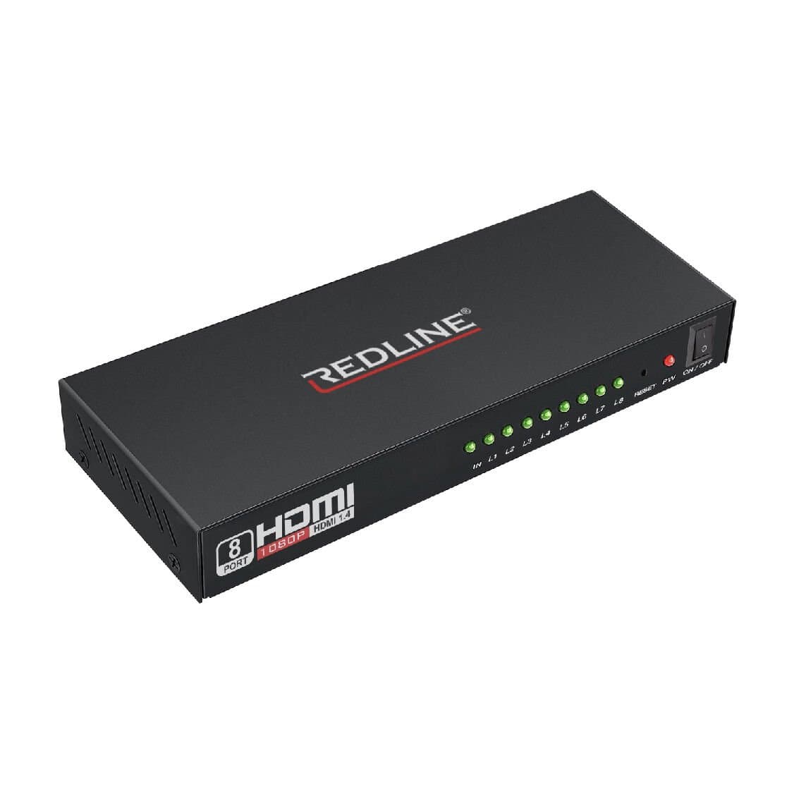 Redline 8 Port HDMI Splitter