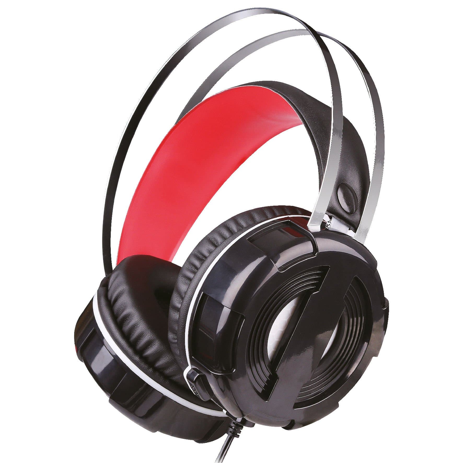 Sprange SR-X6 Işıklı Mikrofonlu Oyuncu Kulaklığı Siyah-Kırmızı