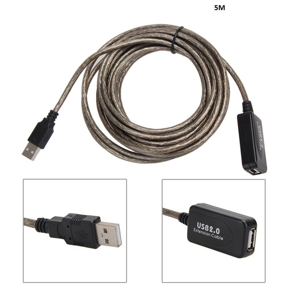 Compaxe 5 Metre USB 2.0 Uzatma Kablosu