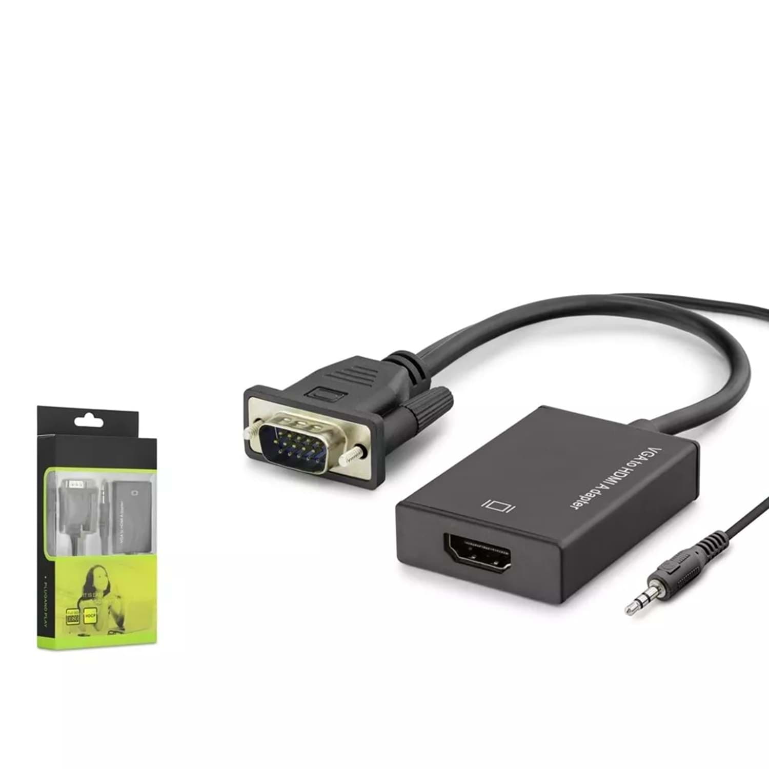 Gabble VGA to HDMI Sesli Çevirici