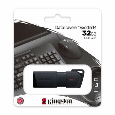 32 GB USB3.2 KINGSTON DATA TRAVELER EXODIA M SIYAH