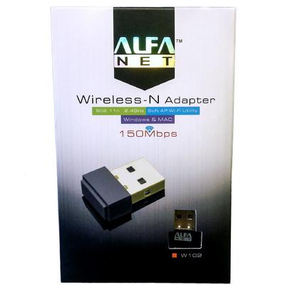 Alfanet W102 Usb 150Mbps Mini Wireless Adapter